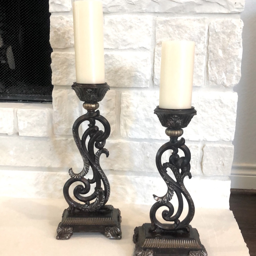 Beautiful ornate Candlesticks